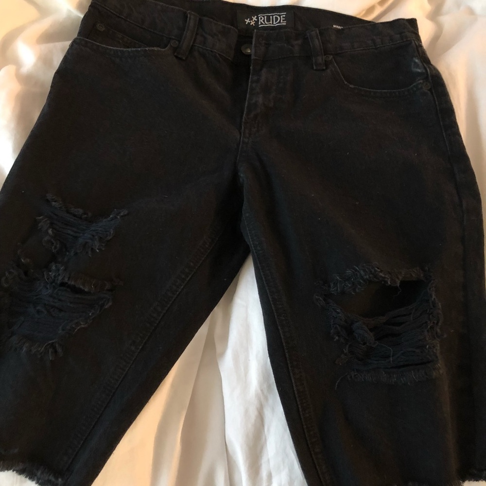 Distressed Skinny Cut Offs SZ 30